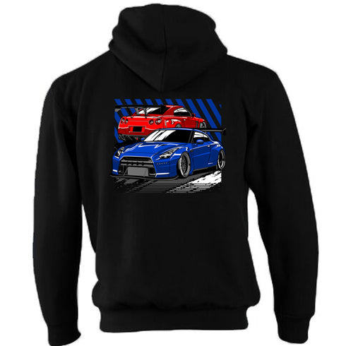 JDM Hoody Hoodie Japanese Modified Automotive Street Drift Drag Race Car Skyline Pair 27